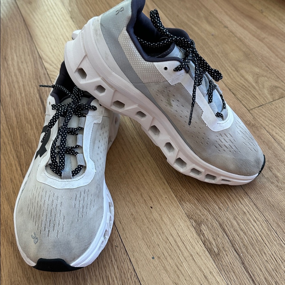 On Running Cloudmonster Cloudtec white sneakers/r… - image 4